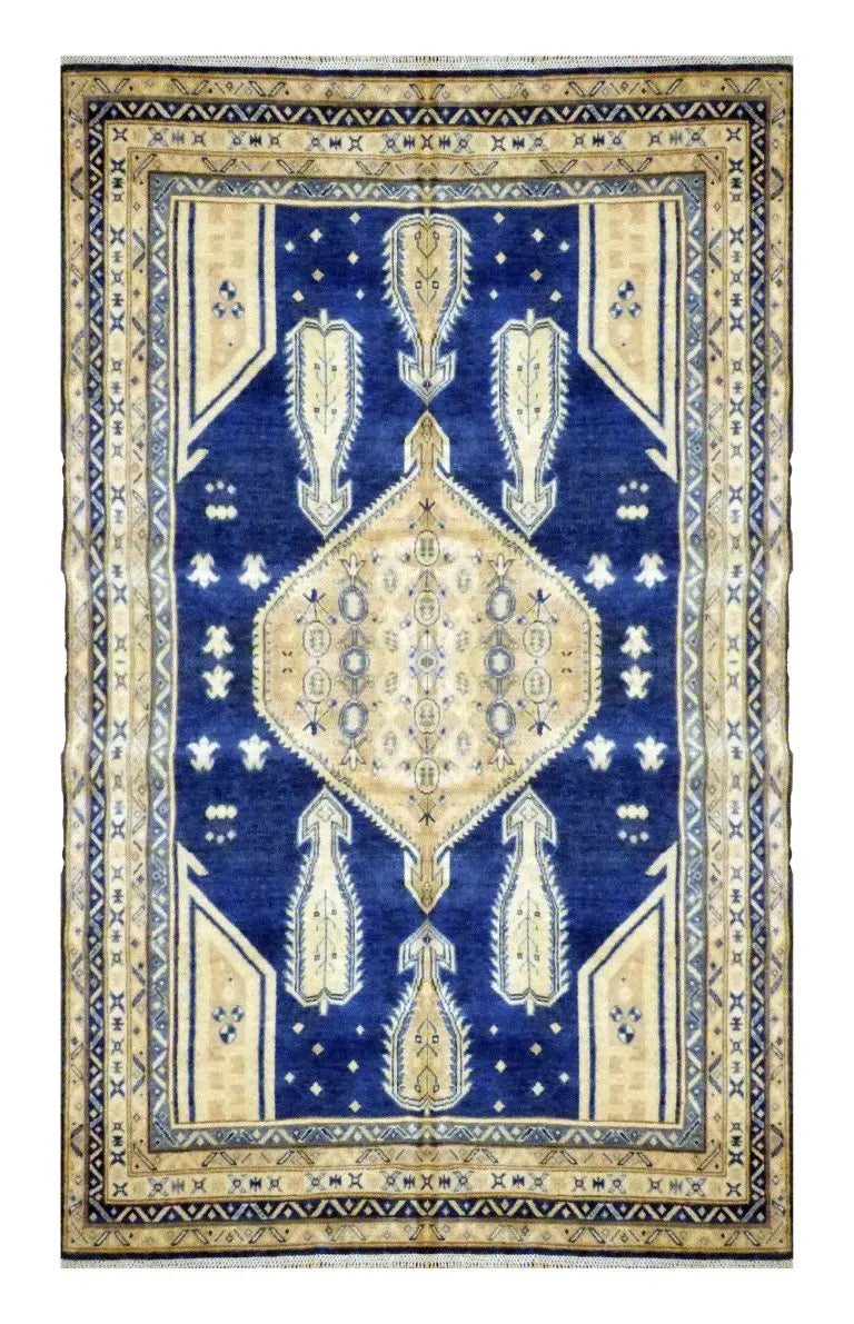 One Of The Kind Afghani Khotan Rug 7'2" x 5'2"